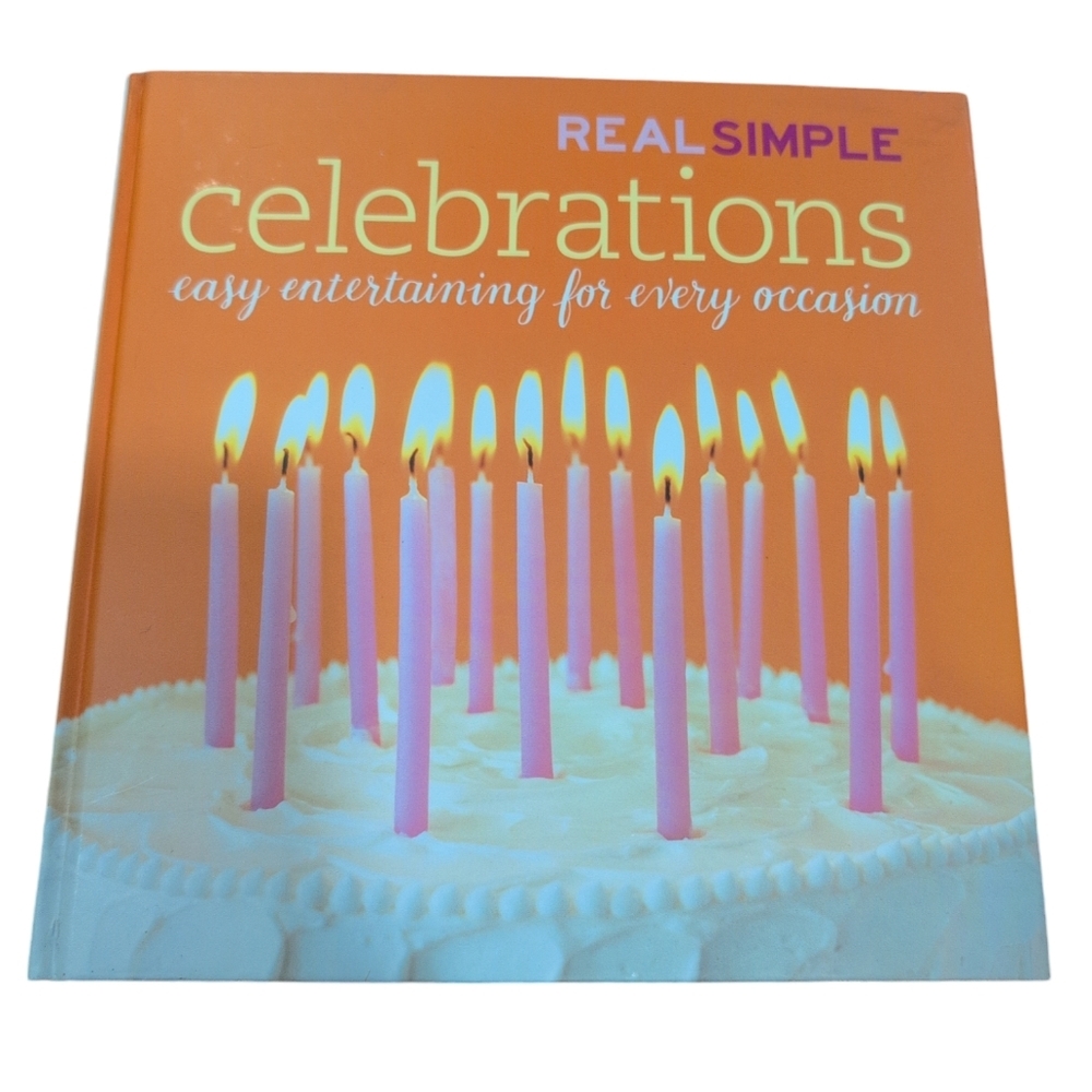 Real Simple Celebrations - party planning and recipe book mint condition